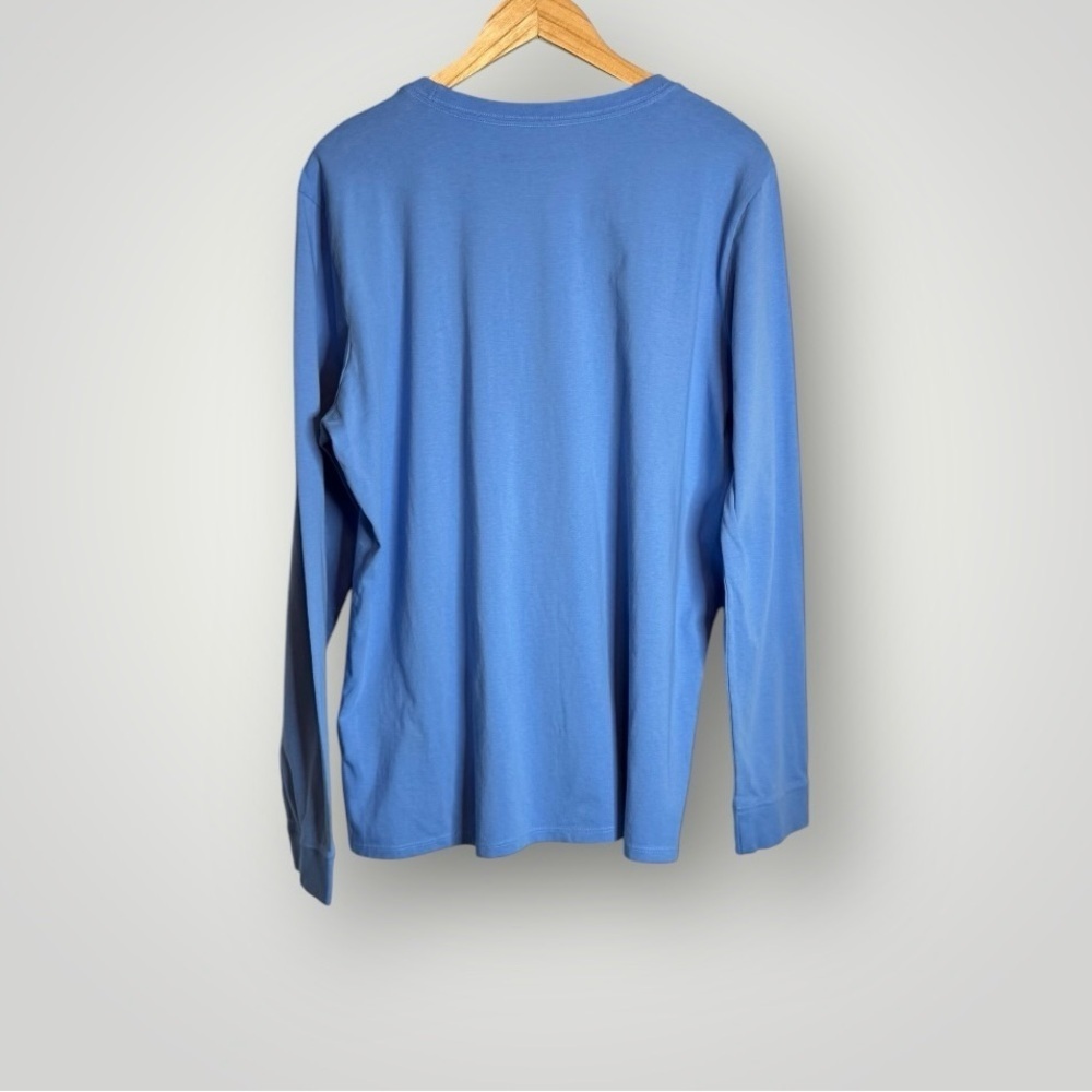 Life is Good Sunflower T Shirt Size XL Crusher Tee Long Sleeve Cotton Blue - Picture 4 of 7